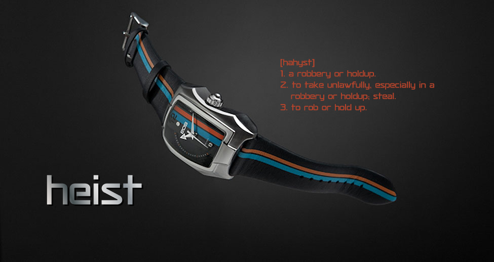 The EOS Heist Watch in Black